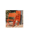 Chaise jardin orange Marius