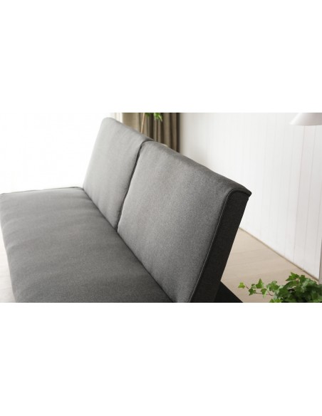 Tissu gris foncé