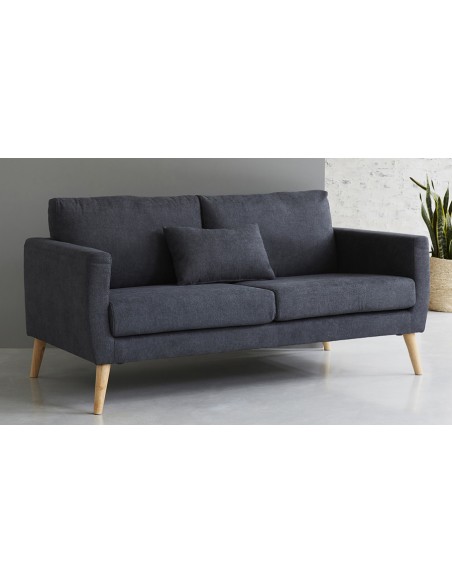 Canapé scandinave gris foncé Mora