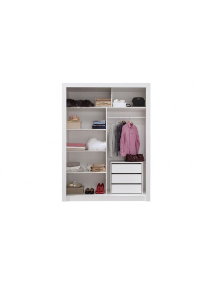 Armoire blanche 160 cm