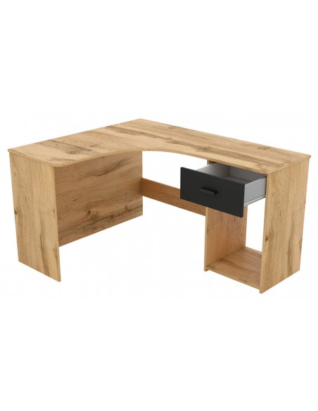 Bureau d'angle arrondi blanc - Circula