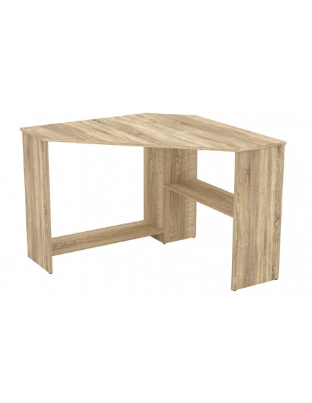 Petit bureau d'angle chêne compact - Idess