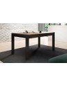 Table à manger industrielle noire