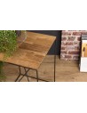 Plateau en bois de teck recyclé