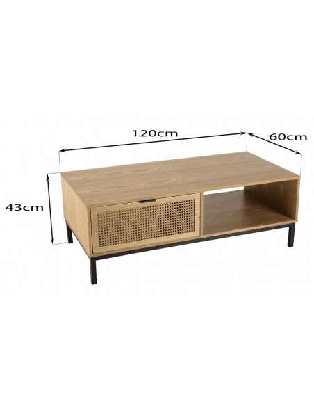 Dimensions table basse Palma