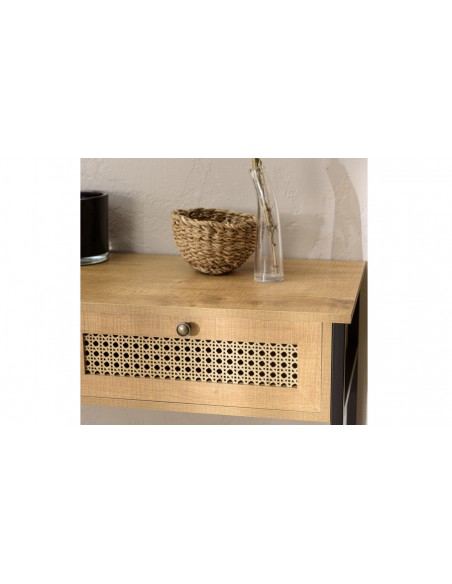 Console marron 2 tiroirs Maryna