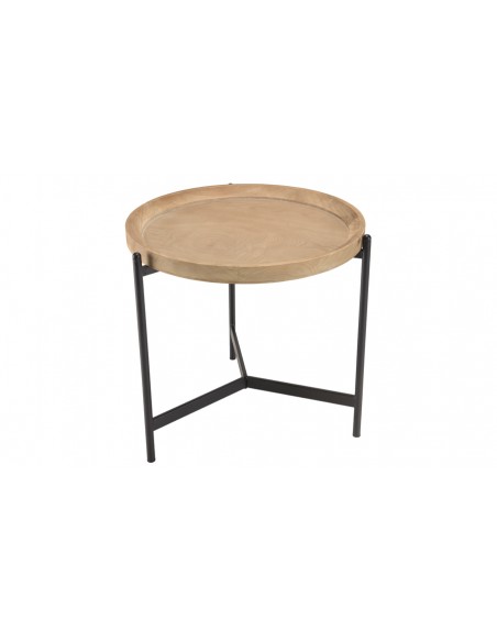 Petite table basse ronde Korbi