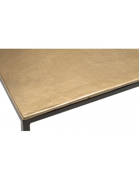 Table basse dorée design Goldy