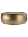 Table basse aluminium doré Goldy