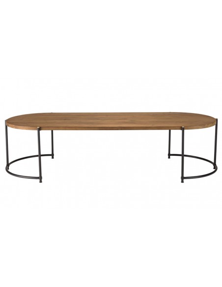 Grande table basse ovale Thekku