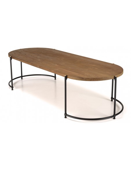 Table basse ovale Thekku