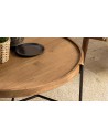 Zoom plateau en teck recyclé Thekku