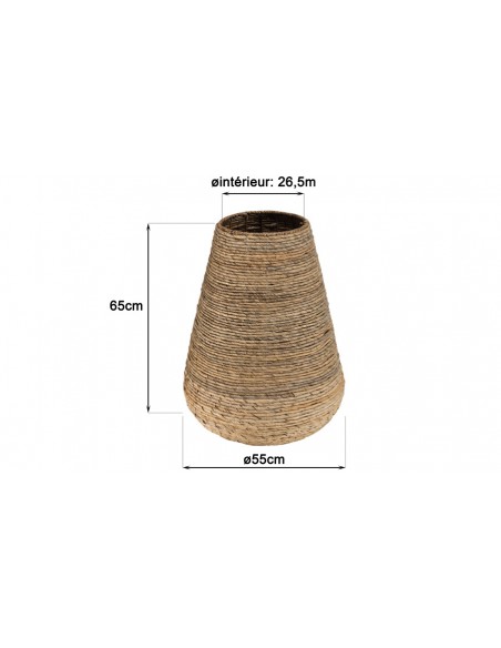 Dimensions cache pot 65cm Thekku