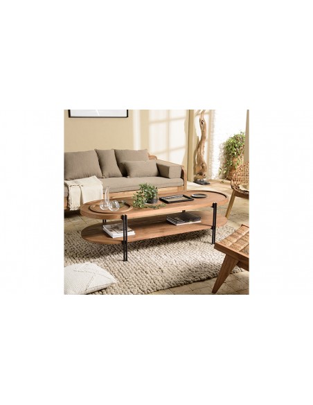 Table avec plateau amovible Thekku