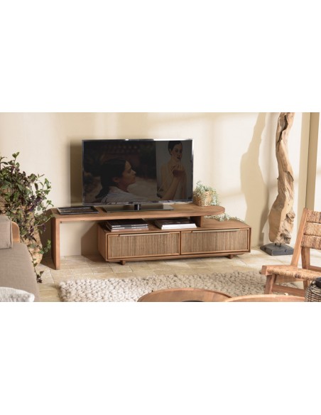 Meuble TV modulable en bois