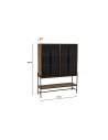 Dimensions vaisselier 4 portes Thekku