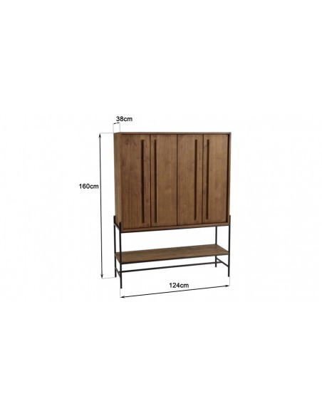 Dimensions meuble de rangement haut Thekku