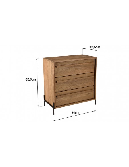 Dimensions commode authentique Thekku