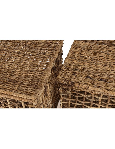 Tressage d'abaca naturel