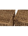Tressage d'abaca naturel