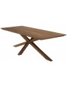 Table repas industriel pied central