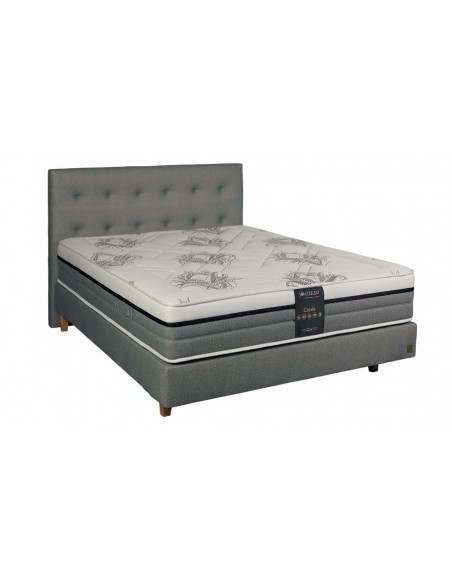 Matelas à ressorts ensachés et mémoire de forme