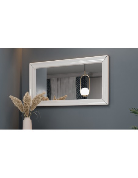 Miroir rectangulaire blanc 160 X 200 cm Neirda