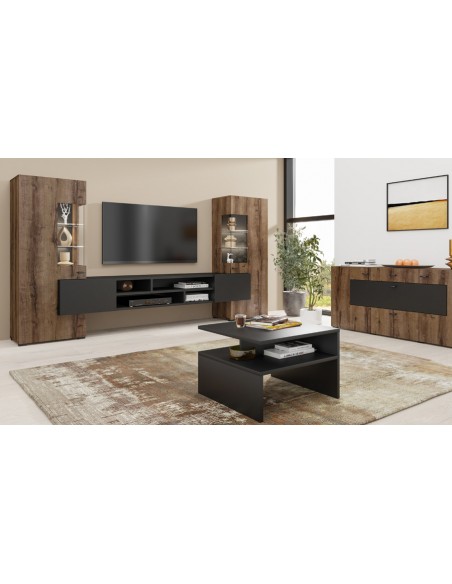 Meuble TV complet style ancien Onyx