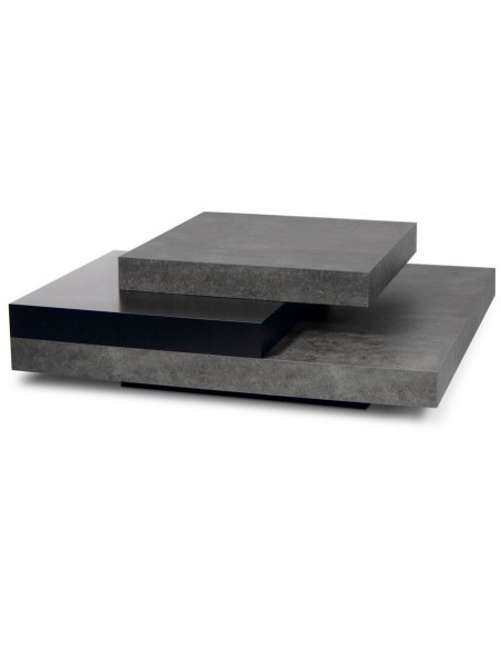 table basse slate béton