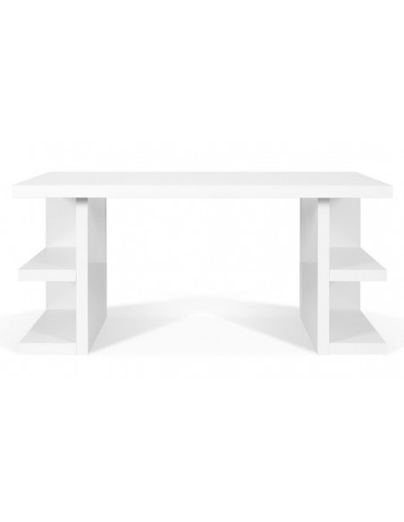 Bureau design blanc multi-pieds