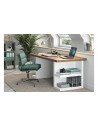 Bureau noyer blanc multi-pieds