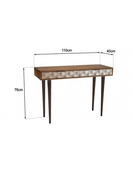 Dimensions console industrielle Achille