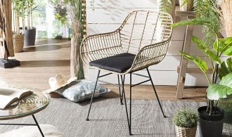 Fauteuil en rotin design
