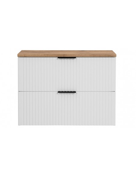 Meuble vasque blanc 80 cm Universe