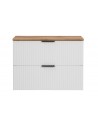 Meuble vasque blanc 80 cm Universe