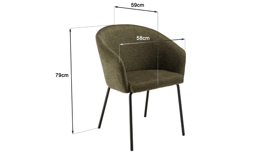 Lot de deux fauteuils de table - Ameublement