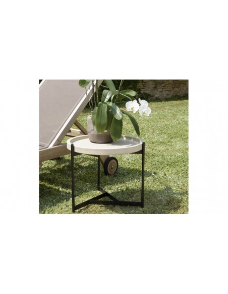 Table basse jardin ronde Nestor