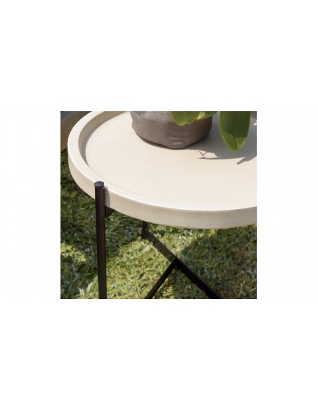 Table basse jardin ronde Nestor