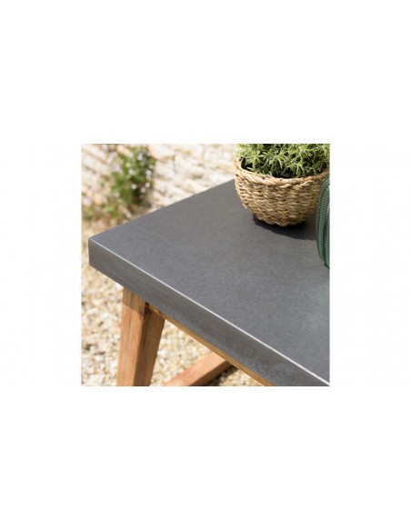 Petite table d'appoint rectangulaire Nestor