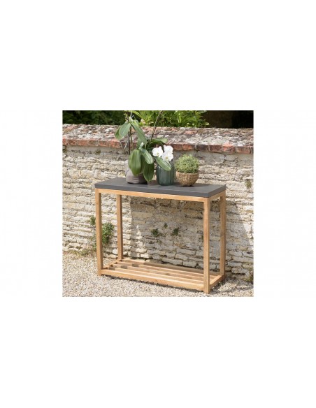 Console de jardin en bois d'acacia