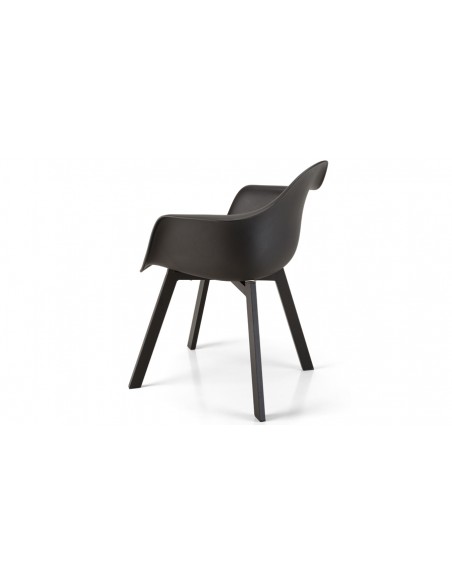 Fauteuil jardin noir Kalamata