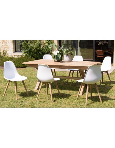 Ensemble chaise jardin moderne Kalamata