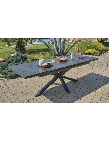 Table repas jardin extensible Caicos