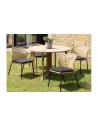 Set 2 chaises style exotique Kalamata