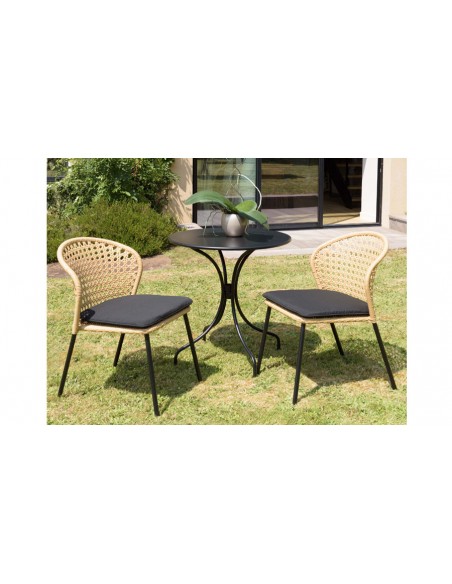 Set 2 chaises style exotique Kalamata