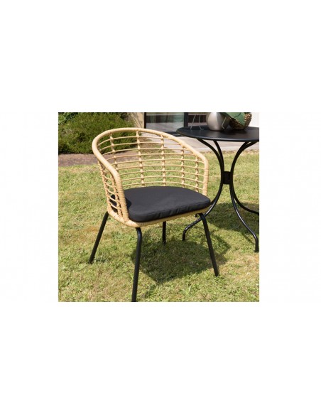 Fauteuil jardin rotin Kalamata