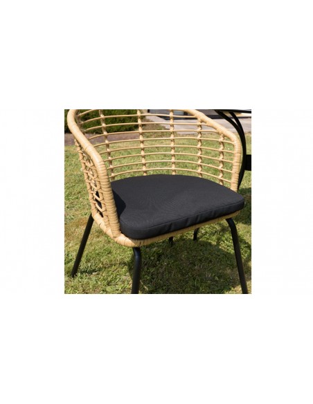 Fauteuil jardin rotin Kalamata