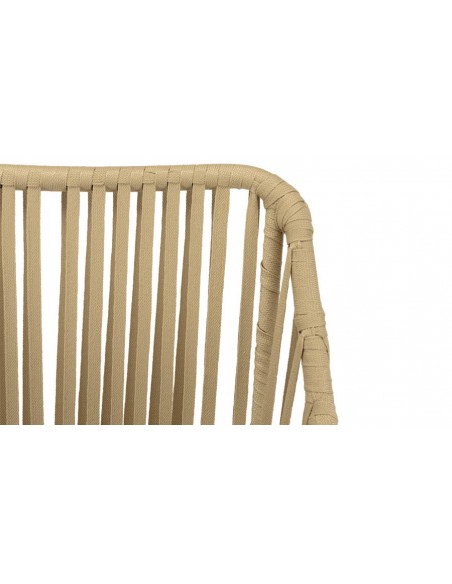 2 fauteuils jardin cordage naturelle Kalamata