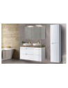 Colonne sdb blanche suspendue