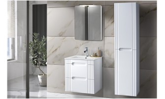 SDB contemporaine suspendue 60 cm
